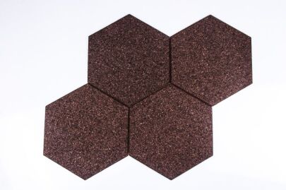 Samolepící Štítek Hexagon Negro