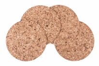 Korková podložka Kulatá střední 20cm dekor - sada 4 ks. - 3