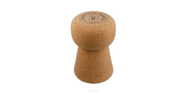 Přírodní korkový pouf