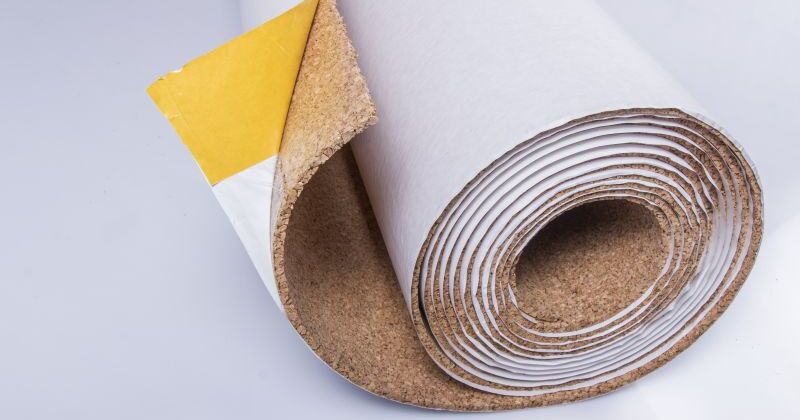 Samolepící korek role 4mm (10mx1m) - hrubozrnná
